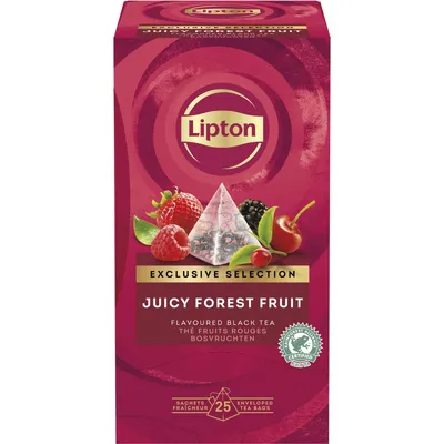 Lipton Herbata Exclusive Selection, piramidki, owoce leśne, 25 kopert