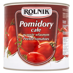 Rolnik Pomidory Całe W Sosie Własnym 2650 Ml 