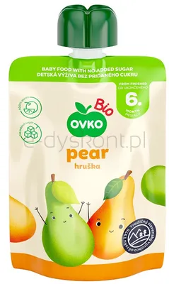 Ovko Przecier Gruszkowy Po 6 Miesiącu Życia Bio 90 G