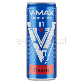 Napój Gazowany Z Kofeiną Good Vibes V-Max 250 Ml Pusz.