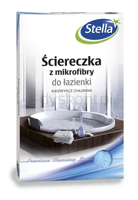 Stella Ściereczka z mikrofibry do łazienki, 1 szt., mix