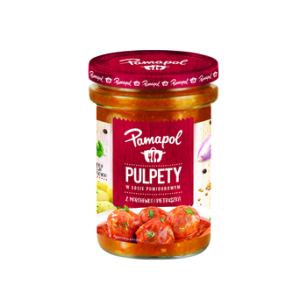 Pamapol - Pulpety w sosie pomidorowym z marchewką i pietruszką 500g