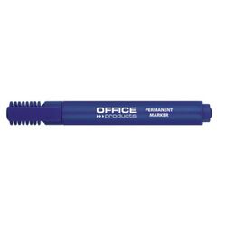 Office Products Marker permanentny ścięty, 1-5mm (linia), niebieski