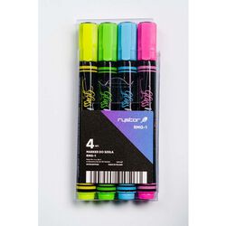 Rystor RMG-1 Marker do szkła 4 szt mix etui