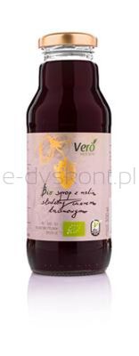 Syrop z malin słodzony cukrem trzcinowym BIO 300 ml