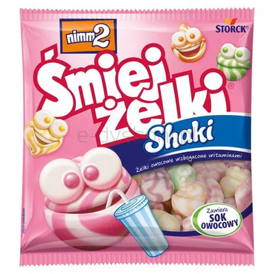 Żelki Nimm2 Śmiejżelki Shaki 90 G Storck