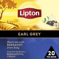Lipton Herbata Piramidki Earl Grey 20 Torebek