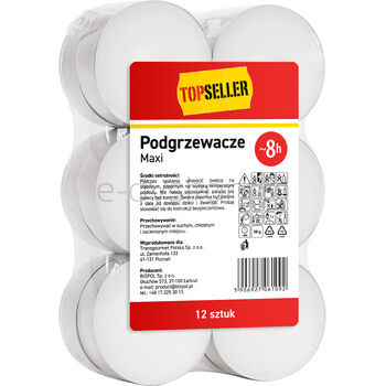 Topseller Podgrzewacze Maxi Premium 12Szt 8H