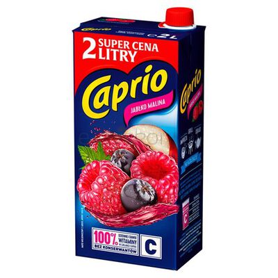 Napój Caprio Jabł-Malin 2 L Maspex Krt
