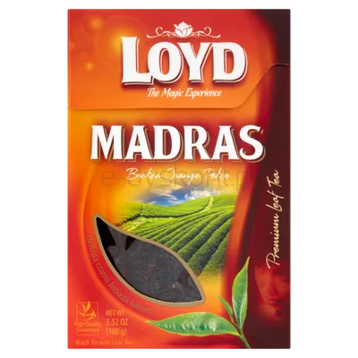 Loyd Herbata Madras Czarna Liściasta Łamana 100G