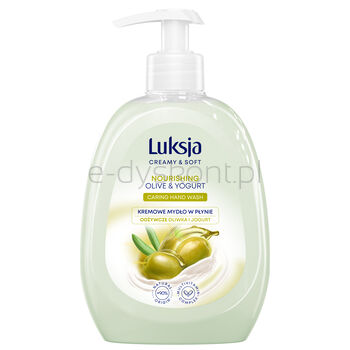 Luksja Creamy  Soft Kremowe Mydło W Płynie Oliwka I Jogurt 500 Ml