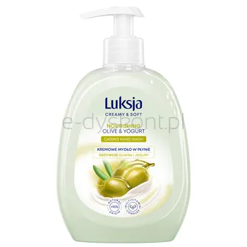 Luksja Creamy &Amp; Soft Kremowe Mydło W Płynie Oliwka I Jogurt 500 Ml