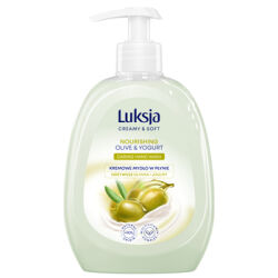 Luksja Creamy  Soft Kremowe Mydło W Płynie Oliwka I Jogurt 500 Ml