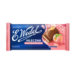 E.Wedel Czekolada mleczna biała brzoskwinia 100g