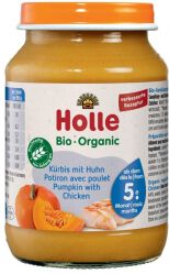 Holle Obiadek dynia z kurczakiem powyżej 5 miesiąca życia BIO 190 g
