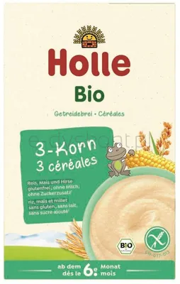 Kaszka 3-Ziarna Ryżowo-Kukurydziano-Jaglana, Bezmleczna Powyżej 6 M-Ca Życia Bio 250 G