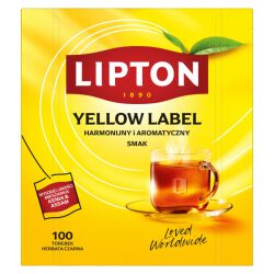 Lipton Herbata Czarna Yellow Label 100 torebek