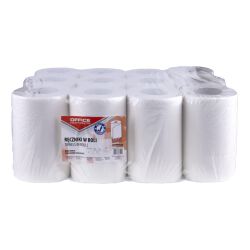 Office Products Ręczniki W Roli Celulozowe Mini, 2-Warstwowe, 50M, 12Szt., Białe