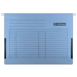 Donau Teczka zawieszkowa z boczkami, A4, 230gsm, niebieska 