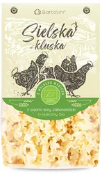 Bartolini Makaron ekologiczny durum 2 jajeczny z jajami od kur zielononóżek fala 250g