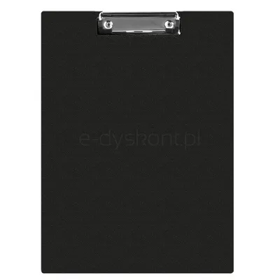 Q=Connect Clipboard Teczka, Pvc, A4 Czarny
