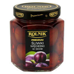 Rolnik Śliwki węgierki w occie 540 g