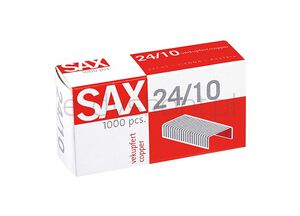 Zszywki SAX, 24/10, miedziane, 1000szt.
