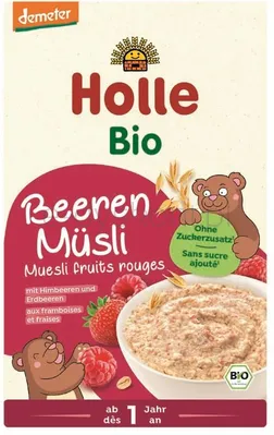 Kaszka musli malina-truskawka, bezmleczna po 12 miesiącu życia BIO 200 g