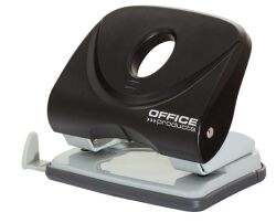 Office Products Dziurkacz Dziurkuje Do 30 Kartek, Plastik, Czarny