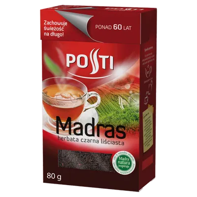 Posti Herbata Madras Liściasta Czarna 80 G