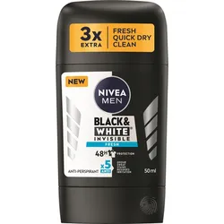 Nivea Men Antyperspirant Black&White Fresh Stick 50Ml