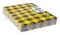 Teczka Z Gumką Office Products, Karton/Lakier, A4, 320Gsm, 3-Skrz., Mix Kolorów W Kratę - 18