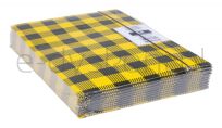 Office Products Teczka Z Gumką, Karton/Lakier, A4, 320Gsm, 3-Skrz., Mix Kolorów W Kratę - 18
