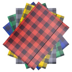 Office Products Teczka Z Gumką, Karton/Lakier, A4, 320Gsm, 3-Skrz., Mix Kolorów W Kratę