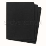 Zestaw 3 Zeszytów Moleskine Cahier Journals XL (19x25cm) gładki, 120 stron, czarny - 2