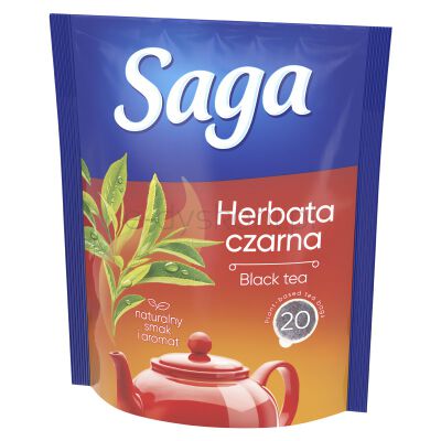 Saga Herbata Czarna 20 torebek