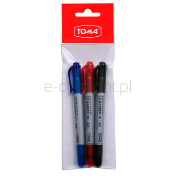 Toma Pisaki do CD dwustronne 3 kolory TO-320
