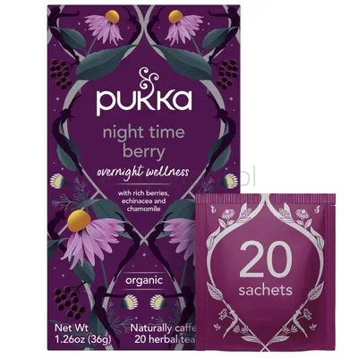Pukka Herbata Night Time Berry, 20 Kopert