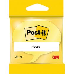 Post-It Kostka Samoprzylepna (2007Sp), 1X225 Kart., W Kształcie Chmurki Komiksowej