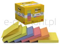 Post-It Karteczki Samoprzylepne Z-Notes, 76X76Mm, 6X100 Kart., Mix Kolorów Neonowych  - 2