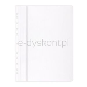 Office Products Skoroszyt, PP, A4, miękki, 100/170mikr., wpinany, biały