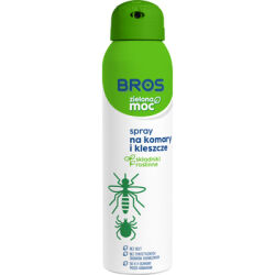 BROS - Zielona Moc spray na komary i kleszcze 120/90ml
