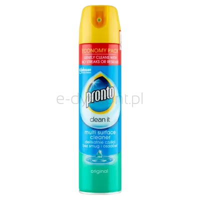 Pronto Everyday Clean Multi-Surface Do Różnych Powierzchni W Aerozolu - Classic 300Ml