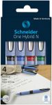 Schneider Pióro Kulkowe One Hybrid N 0,5 Mm, W Etui 4 Szt., Miks Kolorów - 2