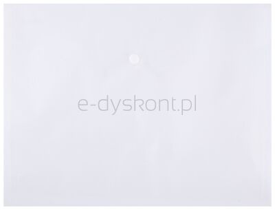 Donau Teczka kopertowa zatrzask, PP, A4, 180mikr., transparentna
