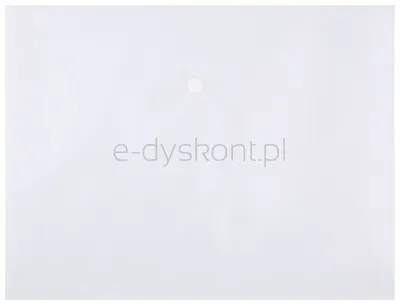 Teczka kopertowa DONAU zatrzask, PP, A4, 180mikr., transparentna