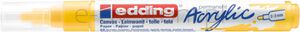 Marker akrylowy e-5100 EDDING, 2-3 mm, matowa żółć