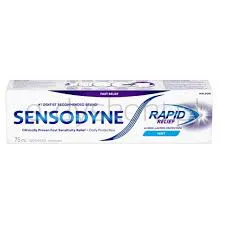 Sensodyne Ultraszybka Ulga Mint Pasta z fluorem do zębów nadwrażliwych, wyrób medyczny, o smaku miętowym 75 ml