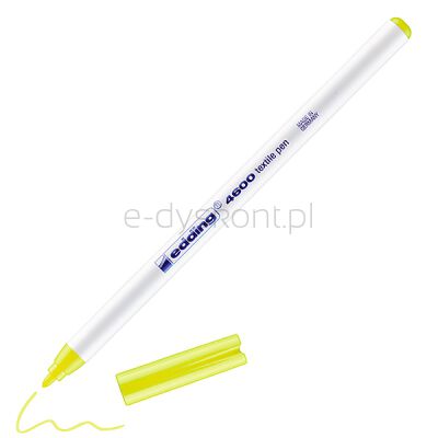Edding Pisak Tekstylny E-4600 1 Mm, Żółty Neon