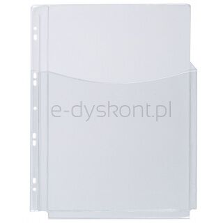 Q-Connect Koszulki na katalogi PVC, 3/4A4, krystal, 180mikr., 5szt.